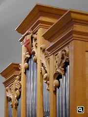 Upper case carvings